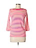 Kate Spade New York Stripes Pink 3/4 Sleeve Top Size S - photo 1