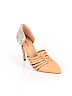 Just Fab Tan Heels Size 6 - photo 1