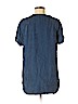 Cloth & Stone 100% Tencel Dark Blue Short Sleeve Blouse Size M - photo 2