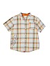 Gymboree 100% Cotton Orange Short Sleeve Button-Down Shirt Size 10 - photo 1