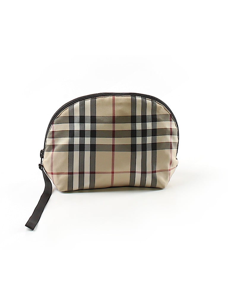 Burberry Plaid Tan Makeup Bag One Size 76 Off Thredup Pin It Burberry Women Makeup Bag One Size