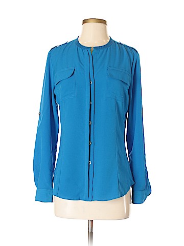 Calvin Klein Long Sleeve Blouse (view 1)