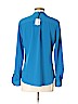 Calvin Klein 100% Polyester Blue Long Sleeve Blouse Size S (petite) - photo 2