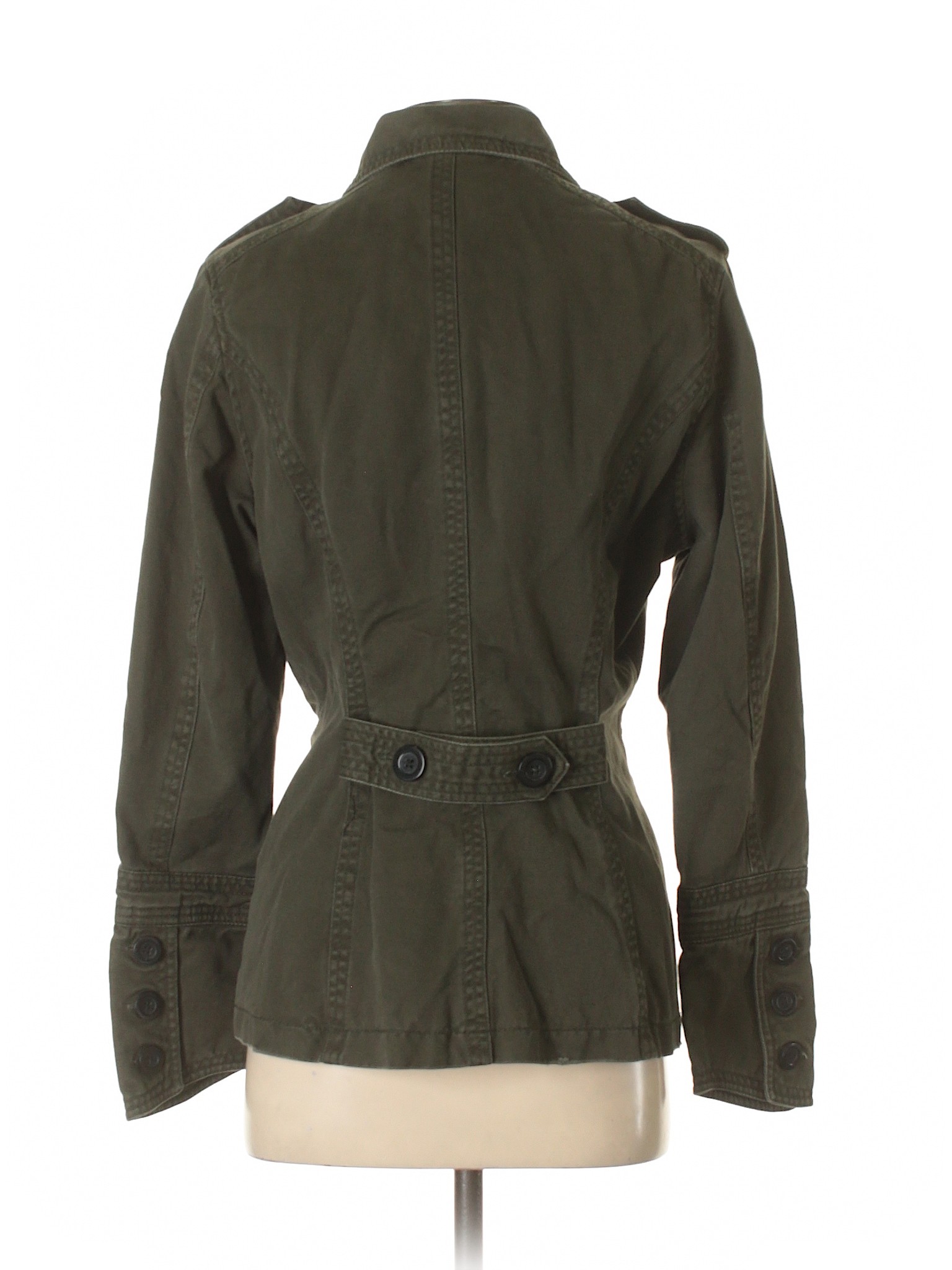 Converse One Star 100 Cotton Solid Dark Green Jacket Size M 65 Off Thredup