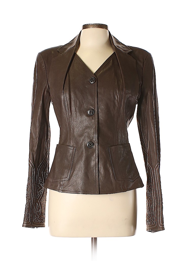 Check It Out Dior Faux Leather Jacket For 231 99 On Thredup
