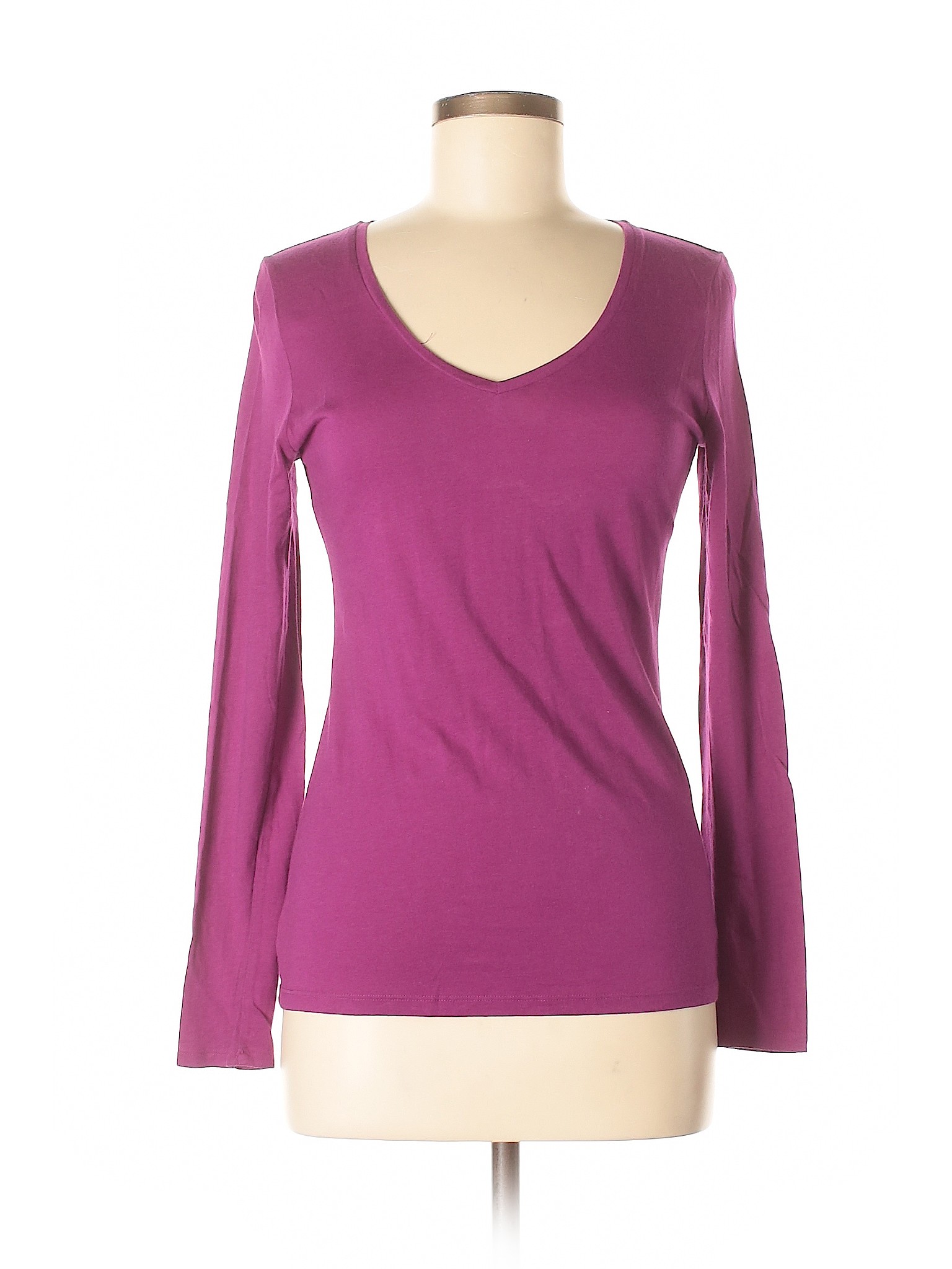 Ann Taylor Women Purple Long Sleeve T-Shirt S | eBay