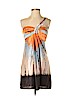 BCBGMAXAZRIA 100% Silk Orange Cocktail Dress Size 4 - photo 1