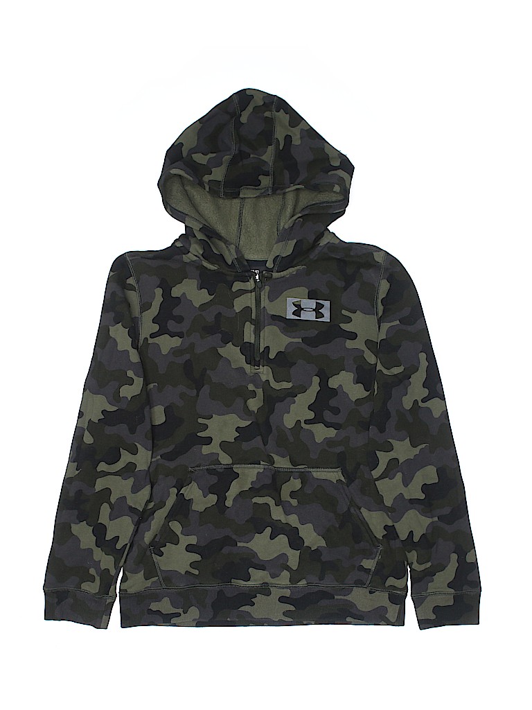 under armour black and camo hoodie