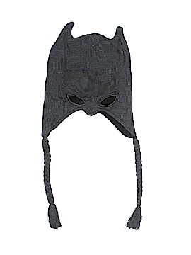 Acrylic Solid Gray Winter Hat One Size 