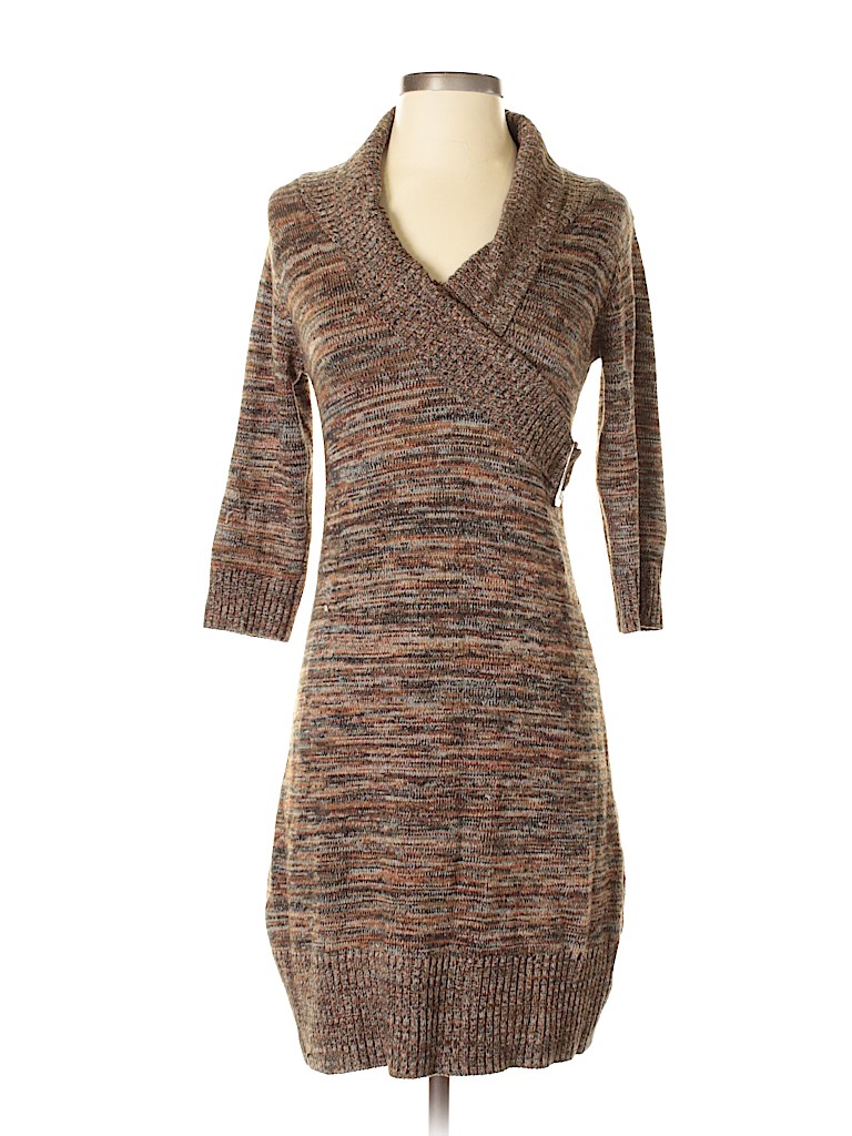 Alyx Limited Solid Brown Casual Dress Size S - 87% off | thredUP