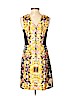Donna Morgan 100% Polyester Dark Yellow Cocktail Dress Size 2 - photo 2