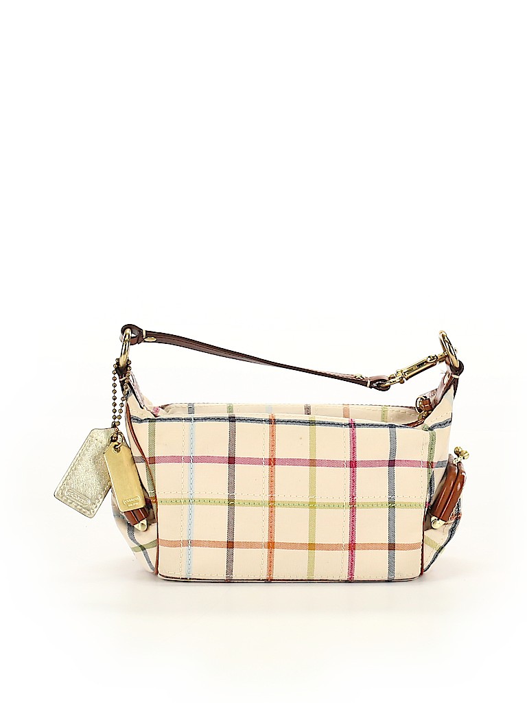 coach checkered bag