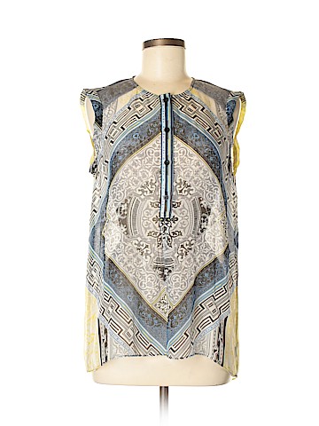 Hale Bob Short Sleeve Silk Top (view 1)