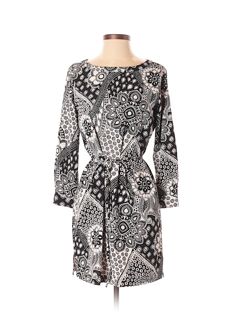 Pre-owned Ann Taylor Loft Casual Dress In Gray