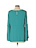 OCTAVIA Maternity 100% Polyester Teal Long Sleeve Blouse Size S - photo 2