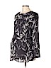 Noir Maternity 100% Polyester Gray Long Sleeve Blouse Size L - photo 1