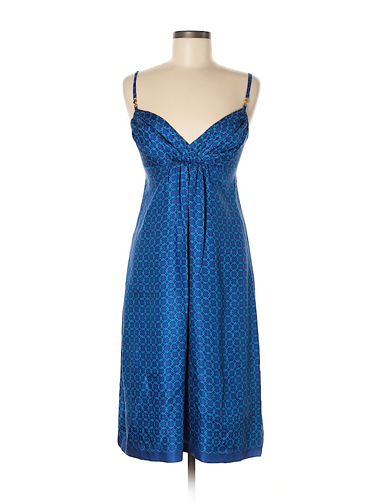 Shoshanna 100% Silk Polka Dots Blue Cocktail Dress Size 6 - 86% off ...