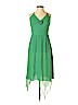 Diane von Furstenberg 100% Silk Green Casual Dress Size 6 - photo 1