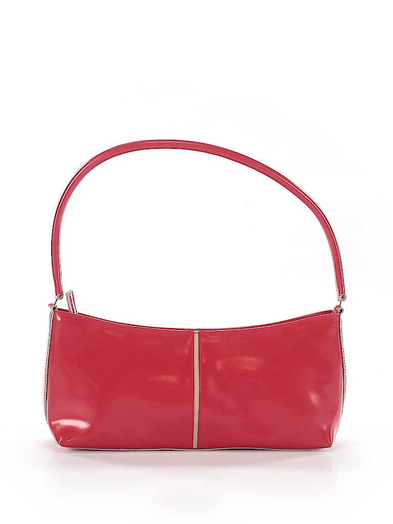 City DKNY Solid Red Shoulder Bag One Size 92 off thredUP