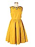 Kate Spade New York Solid Dark Yellow Casual Dress Size 6 - photo 1