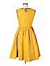 Kate Spade New York Solid Dark Yellow Casual Dress Size 6 - photo 2
