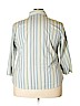 A.L.C. Light Blue 3/4 Sleeve Button-Down Shirt Size 2X - photo 2