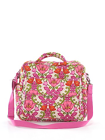 Vera Bradley 100% Cotton Floral Pink Diaper Bag One Size - 55% off