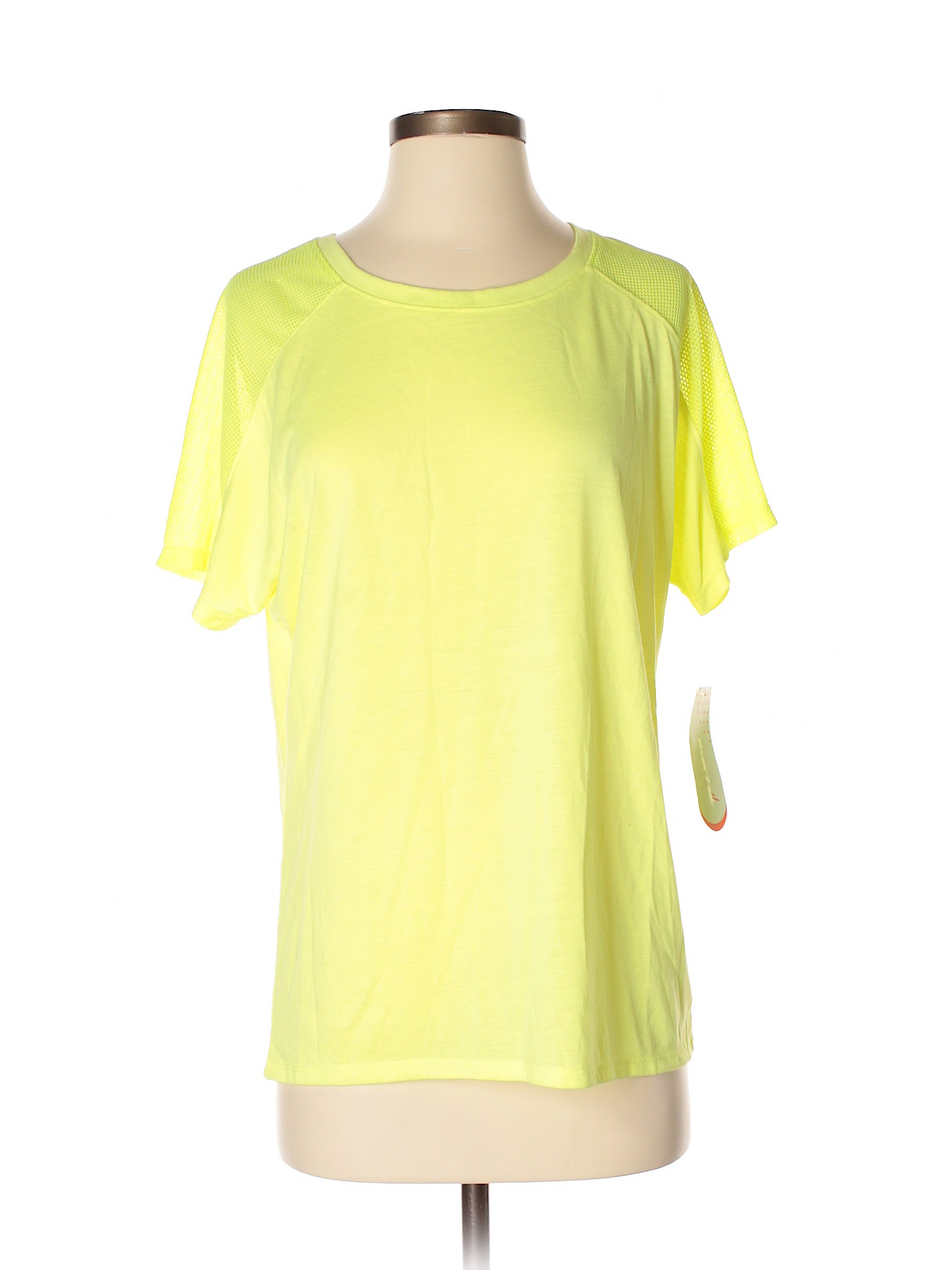 exertek solid yellow active t shirt size s 92 off thredup exertek size chart