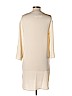 H&M 100% Polyester Ivory Casual Dress Size 4 - photo 2