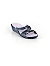 Crocs Solid Dark Blue Sandals Size 6 - photo 1