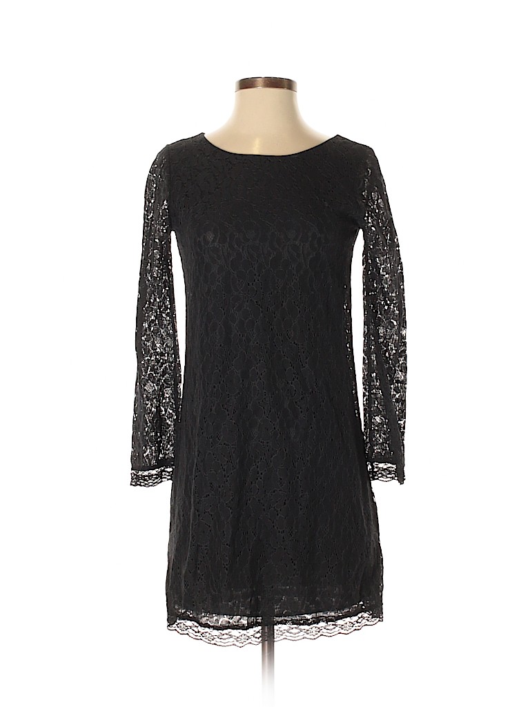 Hidden Heart Black Casual Dress Size XS - photo 1