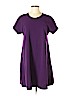 Kate Spade New York Solid Dark Purple Casual Dress Size 8 - photo 1