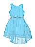 Iz Byer 100% Polyester Blue Dress Size 7 - photo 2