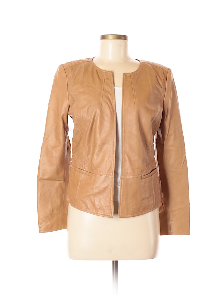 halogen leather jacket