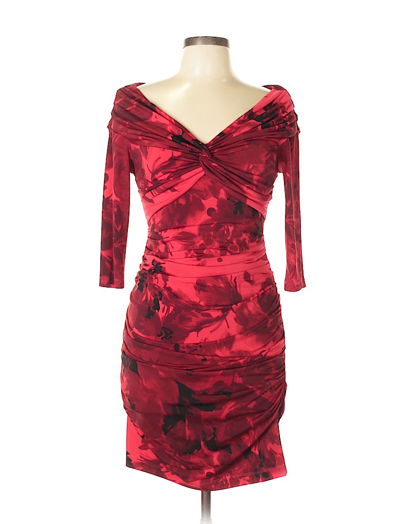 Muse Exclusively For Boston Proper Fl Red Tail Dress Size 10 Pin It Muse Exclusively For Boston Proper Women Tail Dress Size 10