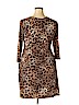 Clara Sun Woo Brown Casual Dress Size 1X - photo 2