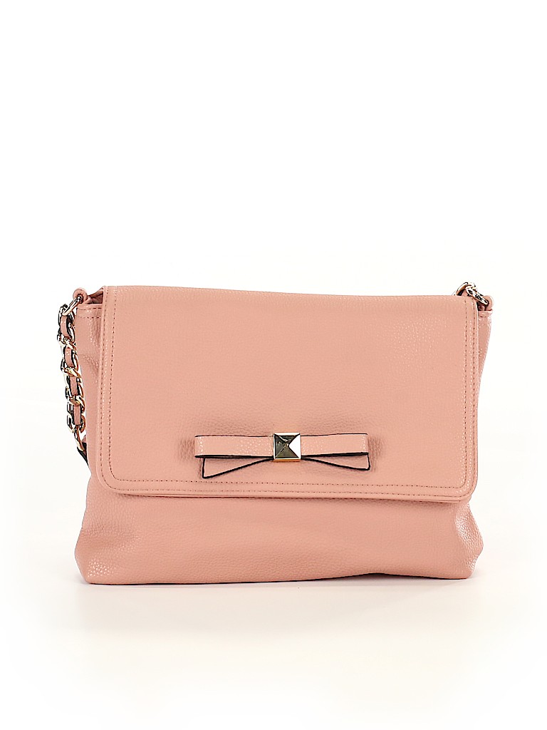 Kelly Katie 100 Polyurethane Solid Light Pink Shoulder Bag One Pin It Kelly Katie Women Shoulder Bag One Size