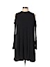 Aqua Black Casual Dress Size L - photo 1