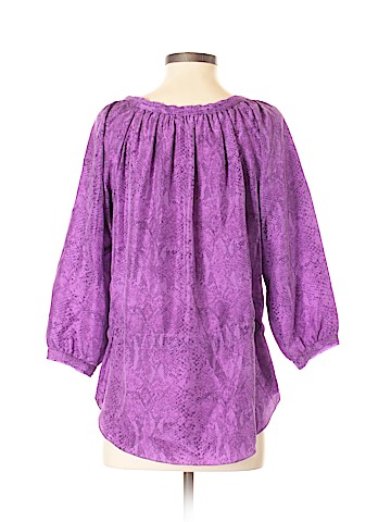 Rebecca Taylor 3/4 Sleeve Silk Top (view 2)
