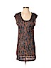 Theory 100% Viscose Brown Casual Dress Size S - photo 1