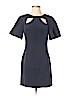 Rebecca Minkoff 100% Silk Navy Blue Casual Dress Size 2 - photo 1