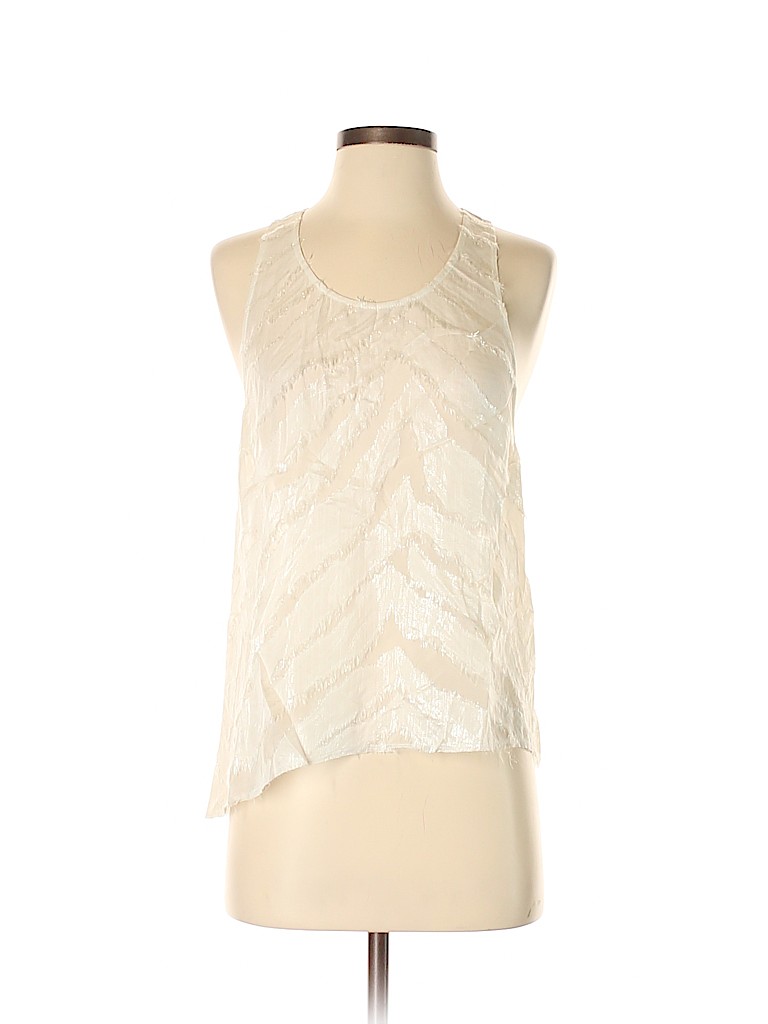 IRO Ivory Sleeveless Silk Top Size 36 (FR) - 81% off | thredUP