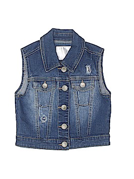 justice denim vest