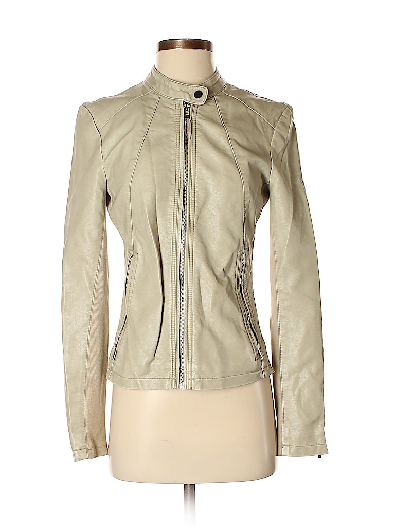 cole faux leather jacket