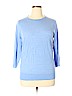 J.Crew Factory Store 100% Merino Wool Light Blue Wool Pullover Sweater Size XL - photo 1