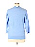 J.Crew Factory Store 100% Merino Wool Light Blue Wool Pullover Sweater Size XL - photo 2