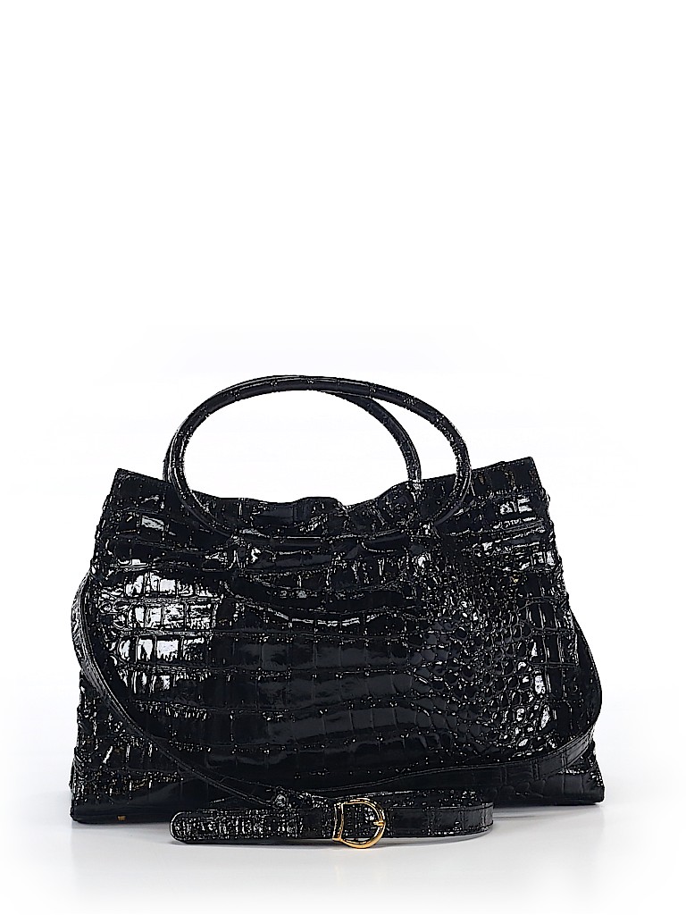 Muska 100 Leather Solid Black Satchel One Size 66 Off Pin It Muska Women Leather Satchel One Size