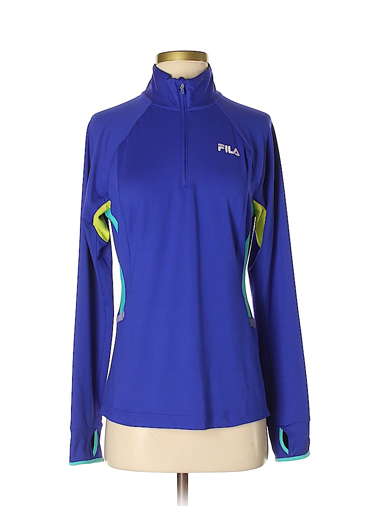  Fila Sport Color Block Dark Blue Track Jacket Size S 72 