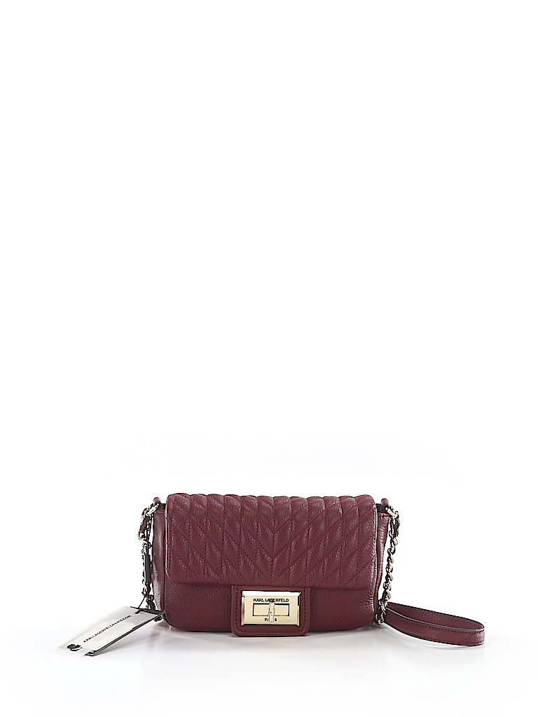 karl lagerfeld burgundy bag