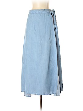 chaps denim skirt